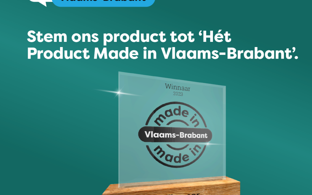 Essensium genomineerd voor ‘Het Product Made in Vlaams-Brabant’.